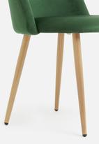 Sixth Floor - Slate dining chair - emerald