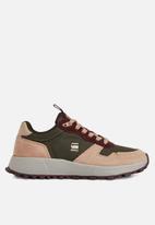 G-Star RAW - Theq run blk w olive & taupe