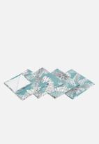 Hertex Fabrics - Kruger ihlathi napkin set of 4 - sky