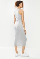 Missguided - Cut and sew racer midaxi dress - grey