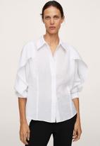 MANGO - Shirt clotilda - white