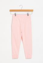MINOTI - Girls basic fleece jogpant - pink
