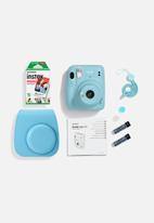 Fujifilm - Instax mini 11 camera kit - sky blue