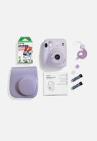 Fujifilm - Instax mini 11 camera kit - lilac purple