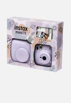 Fujifilm - Instax mini 11 camera kit - lilac purple