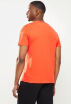 Giordano - Crew neck printed tee - orange