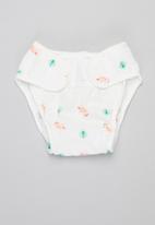 POP CANDY - Baby diaper flamingo cover - off white 