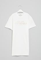 Superbalist - Oversized tshirt dress - white