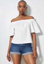 Superbalist - Off the shoulder blouse -  white