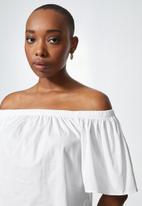 Superbalist - Off the shoulder blouse -  white