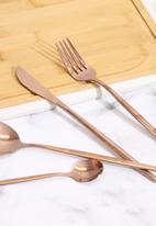 Finery - Sleek 24pc cutlery set - Copper