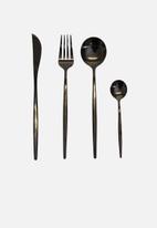 Finery - Sleek 24pc cutlery set - Titanium