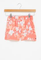 Roxy - All of the stars - shell pink sunburst floral