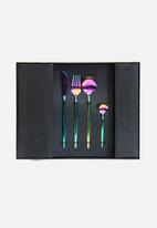 Finery - Sleek 24pc cutlery set - iridescent