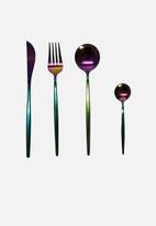 Finery - Sleek 24pc cutlery set - iridescent