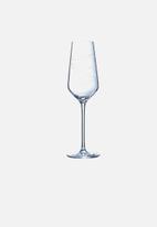Cristal d’Arques - Abstract flute glasses - set of 4
