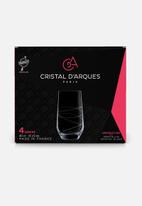 Cristal d’Arques - Abstract highball glasses - set of 4
