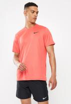 Nike - Nike Pro Dri-FIT Men's Short-Sleeve Top - chile red/black