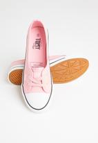 TOMY - Pu lace-up - pink