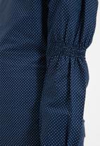 Trendyol - Puff long sleeve dress - blue
