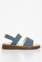 Jada - Double strap slingback sandal - indigo