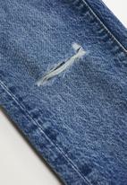 MANGO - Jeans slim - open blue