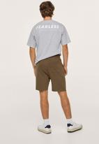 MANGO - Bermuda shorts osaka - beige & khaki