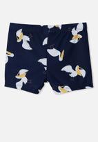 Cotton On - Billy boyleg swim trunk - indigo/pelican