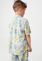 Cotton On - Resort short sleeve shirt - smashed avo/floral