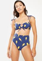 Granadilla - Lollies high waisted bikini bottom - navy