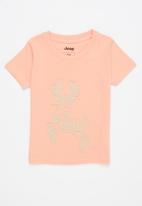 JEEP - Girls short sleeve graphic tee - pink