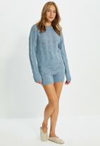 Trendyol - Knitwear bottom-top set - light blue