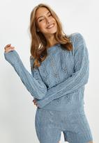 Trendyol - Knitwear bottom-top set - light blue