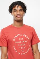 O'Neill - Born in cali short sleeve tee - orange