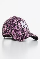 New Era - Female wmns floral 9forty - black & pink