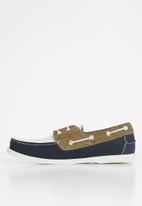 POLO - Chad boat contrast lace up - multi  