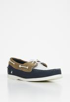 POLO - Chad boat contrast lace up - multi  