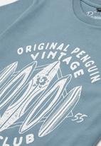 Original Penguin - Vintage surf tee - blue