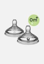 Tommee Tippee - 2 Pack closer to nature slow flow teat