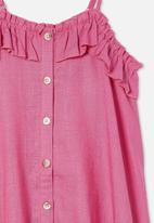Cotton On - Libby sleeveless dress - pink gerbera
