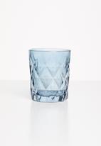 Excellent Housewares - Drinking glass set - blue
