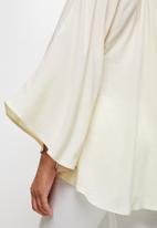 MILLA - Woven cape sleeve blouse - neutral