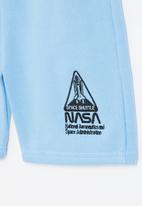 Superbalist - NASA fleece short - blue
