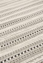 Hertex Fabrics - Tictac pinstripe - black 