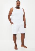 Superbalist - Plus lounge shorts - white