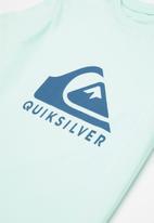 Quiksilver - Corp logo short sleeve yth - blue light
