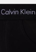 CALVIN KLEIN - 3 pack hip brief - black