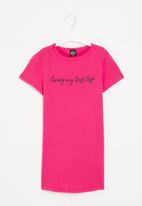 Rebel Republic - T-shirt dress - pink