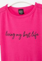 Rebel Republic - T-shirt dress - pink