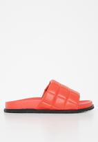 Z_Code_Z - Poly quilted slide - coral